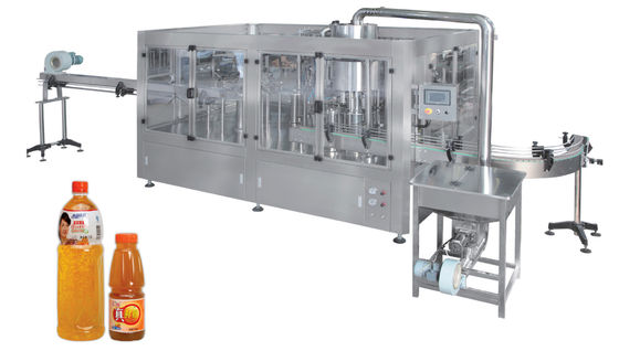4000-6000BPH دستگاه پر کننده مایع Monoblock / دستگاه شستشوی اتوماتیک دستگاه دربندی اتوماتیک تامین کننده